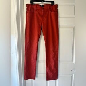 7 For All Mankind Red Men's Pants